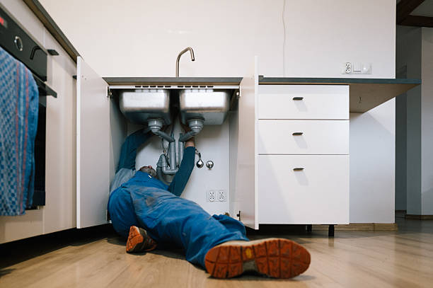 Professional Drain Cleaning technician working in Plainfield, MA